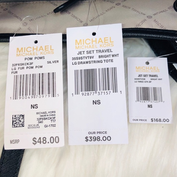 3PCS Michael Kors Drawstring Tote Wallet Charms - Picture 8 of 8